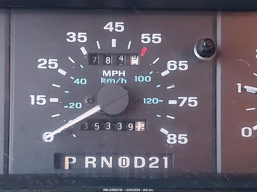 1993 Ford Explorer VIN: 1FMDU34X1PUE02381 Lot: 43852748