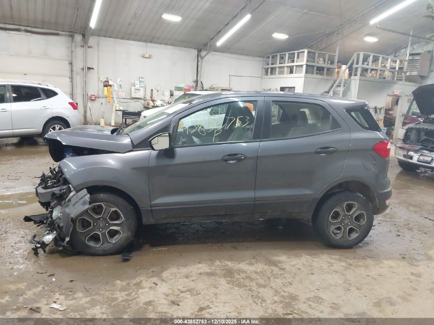 2020 Ford Ecosport S VIN: MAJ6S3FLXLC394607 Lot: 43852753