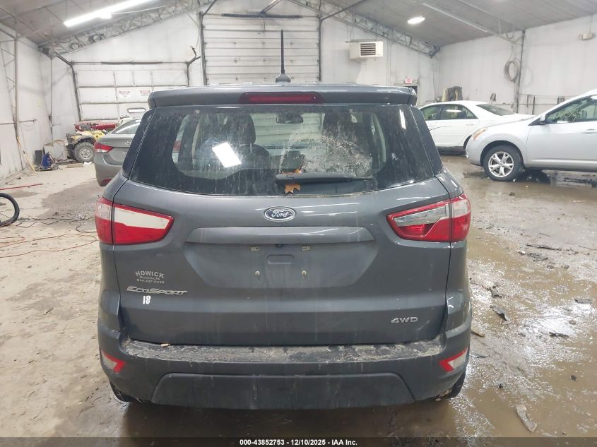 2020 Ford Ecosport S VIN: MAJ6S3FLXLC394607 Lot: 43852753