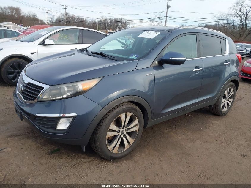 2013 Kia Sportage Ex VIN: KNDPCCA29D7431022 Lot: 43852763