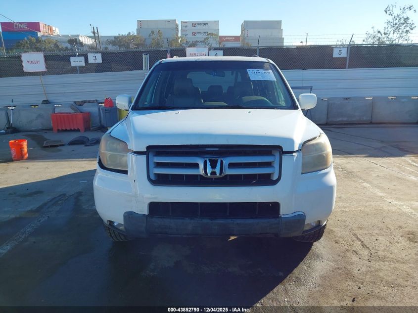 2007 Honda Pilot Ex-L VIN: 5FNYF287X7B042430 Lot: 43852790