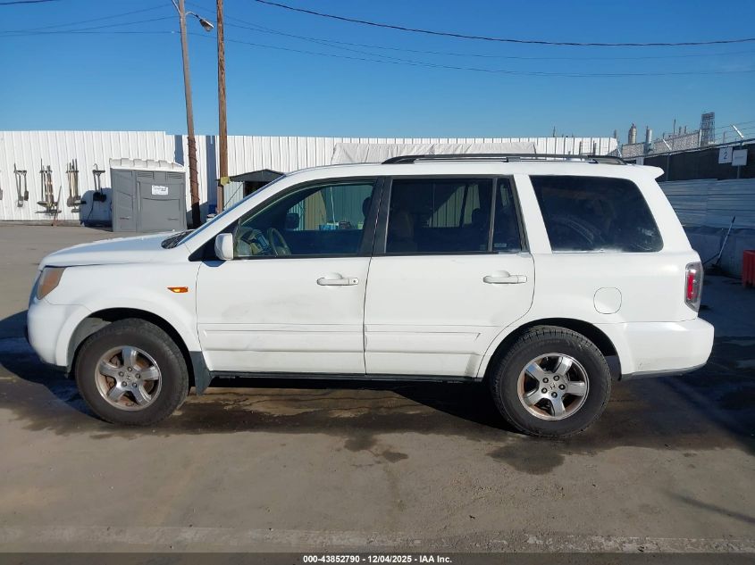 2007 Honda Pilot Ex-L VIN: 5FNYF287X7B042430 Lot: 43852790