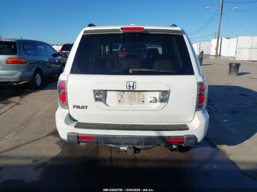 2007 Honda Pilot Ex-L VIN: 5FNYF287X7B042430 Lot: 43852790