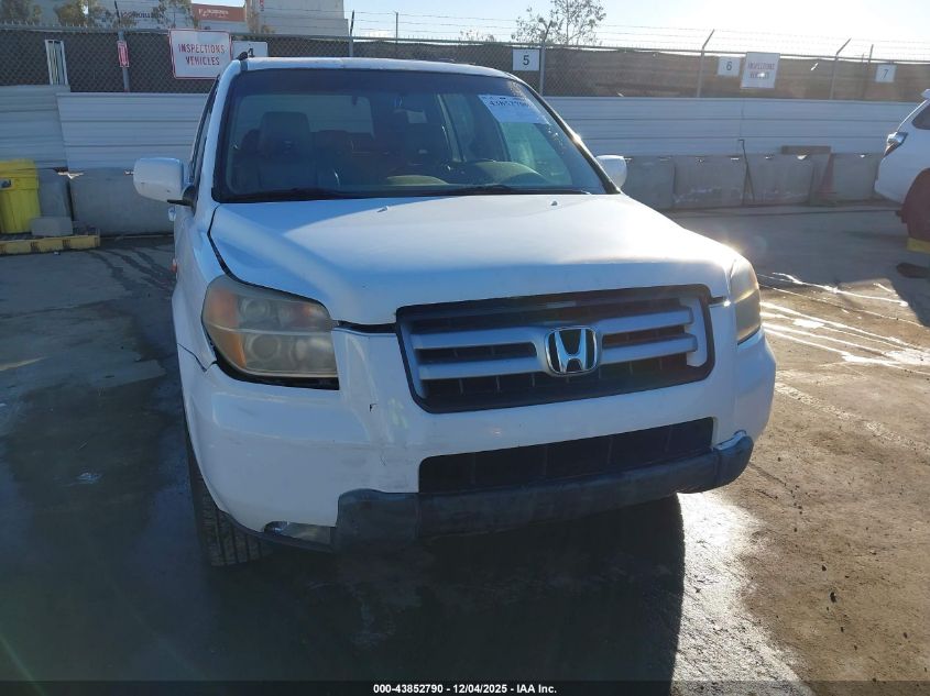 2007 Honda Pilot Ex-L VIN: 5FNYF287X7B042430 Lot: 43852790