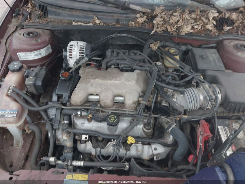 2000 Oldsmobile Alero Gl3 VIN: 1G3NL52E1YC336141 Lot: 43852800