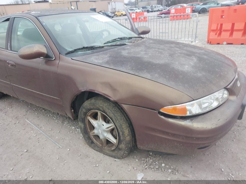 2000 Oldsmobile Alero Gl3 VIN: 1G3NL52E1YC336141 Lot: 43852800