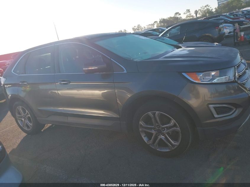 2017 Ford Edge Titanium VIN: 2FMPK3K97HBB28926 Lot: 43852829