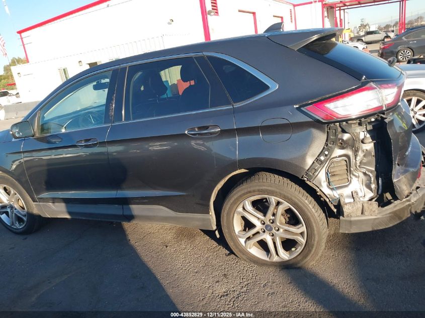 2017 Ford Edge Titanium VIN: 2FMPK3K97HBB28926 Lot: 43852829