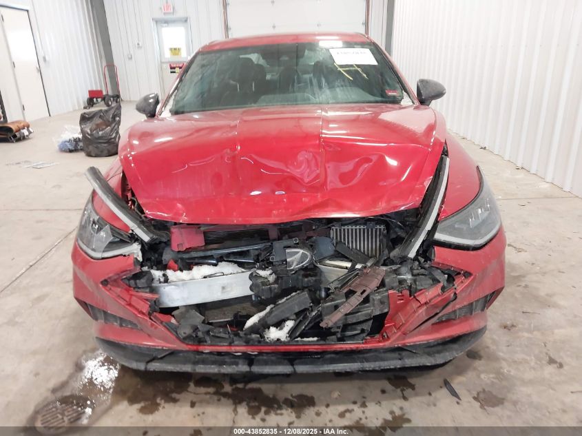2020 Hyundai Sonata Sel Plus VIN: 5NPEJ4J2XLH008835 Lot: 43852835