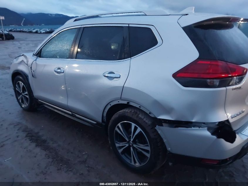 2017 Nissan Rogue Sl VIN: JN8AT2MT4HW153828 Lot: 43852857