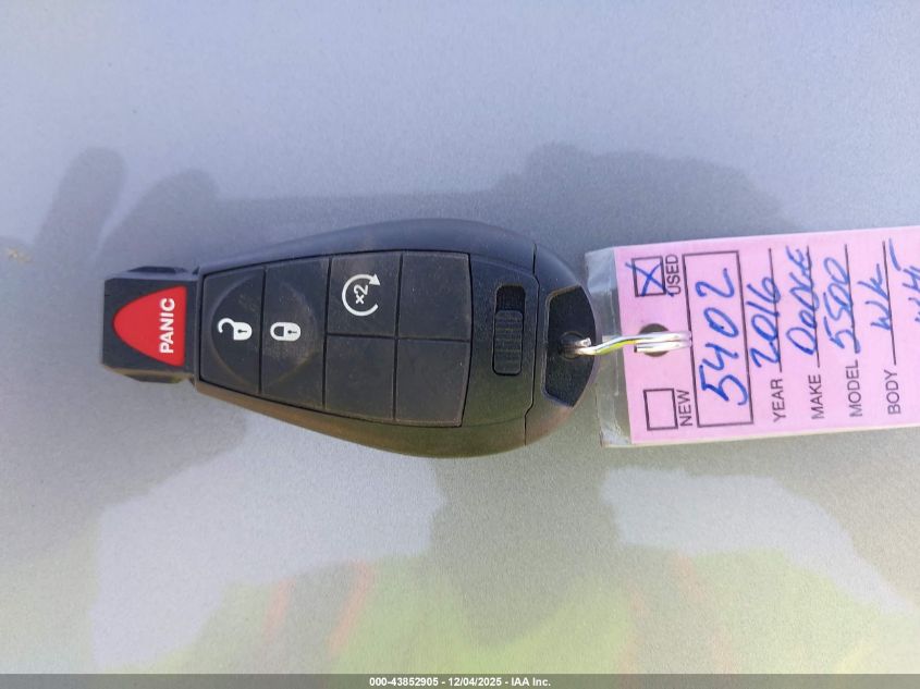 2016 Ram 5500 Chassis Tradesman/Slt VIN: 3C7WRMBL5GG245402 Lot: 43852905