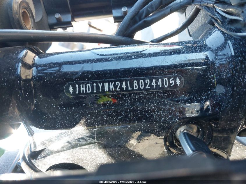 2020 Harley-Davidson Fxlrs VIN: 1HD1YWK24LB024405 Lot: 43852922