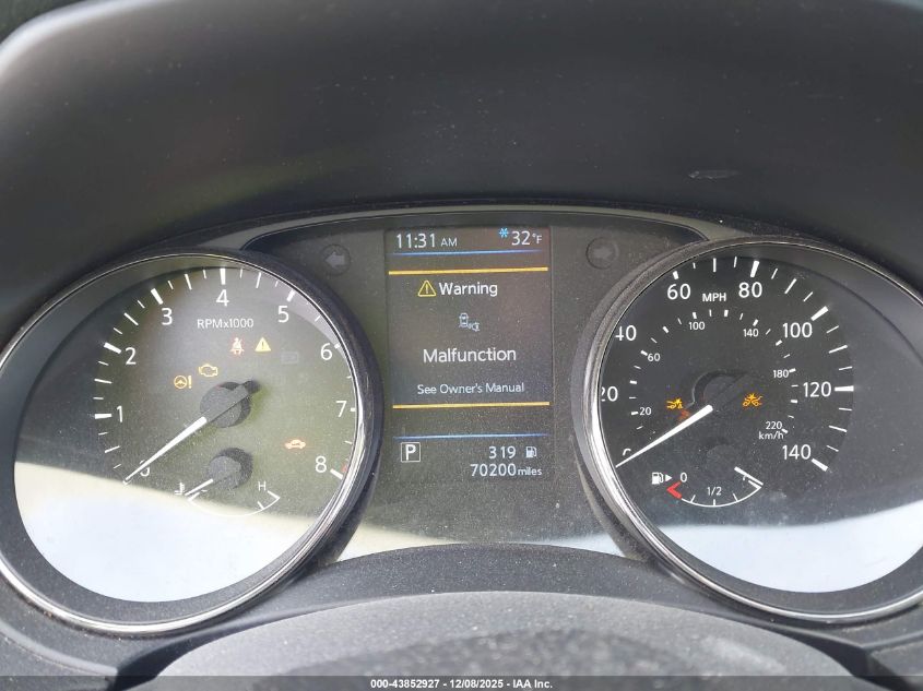 2020 Nissan Rogue Sport Sv Awd Xtronic Cvt VIN: JN1BJ1CW3LW381892 Lot: 43852927