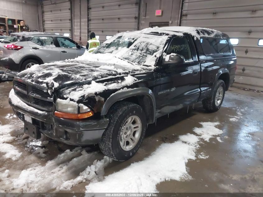 2002 Dodge Dakota VIN: 1B7FL16X62S643942 Lot: 43852933