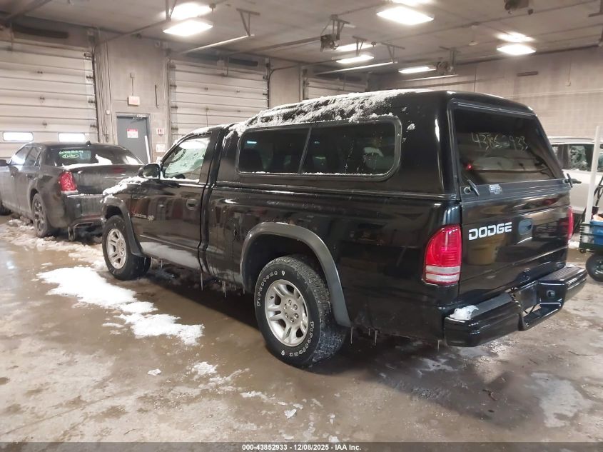 2002 Dodge Dakota VIN: 1B7FL16X62S643942 Lot: 43852933