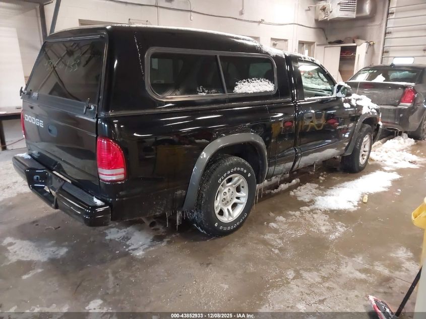 2002 Dodge Dakota VIN: 1B7FL16X62S643942 Lot: 43852933