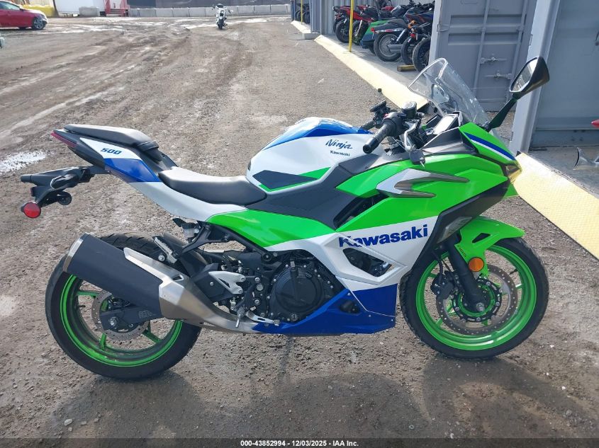 2024 Kawasaki Ex500 A/B VIN: ML5EXGJ17RDA08326 Lot: 43852994