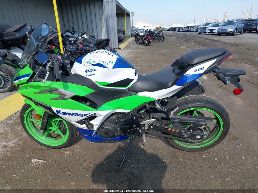 2024 Kawasaki Ex500 A/B VIN: ML5EXGJ17RDA08326 Lot: 43852994