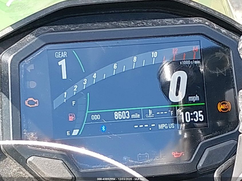 2024 Kawasaki Ex500 A/B VIN: ML5EXGJ17RDA08326 Lot: 43852994