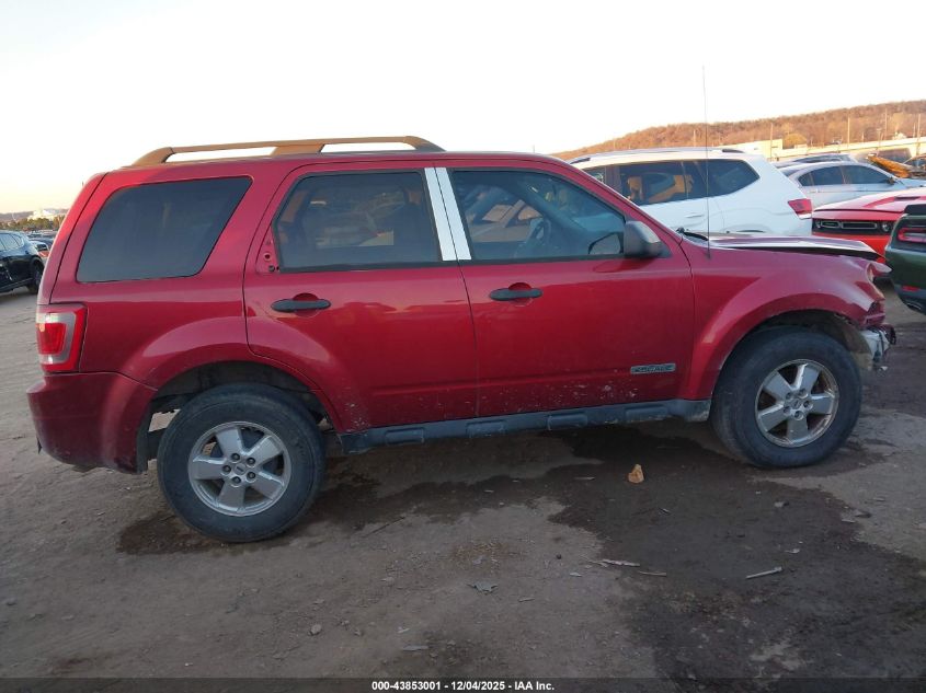 2008 Ford Escape Xlt VIN: 1FMCU03Z08KA29036 Lot: 43853001