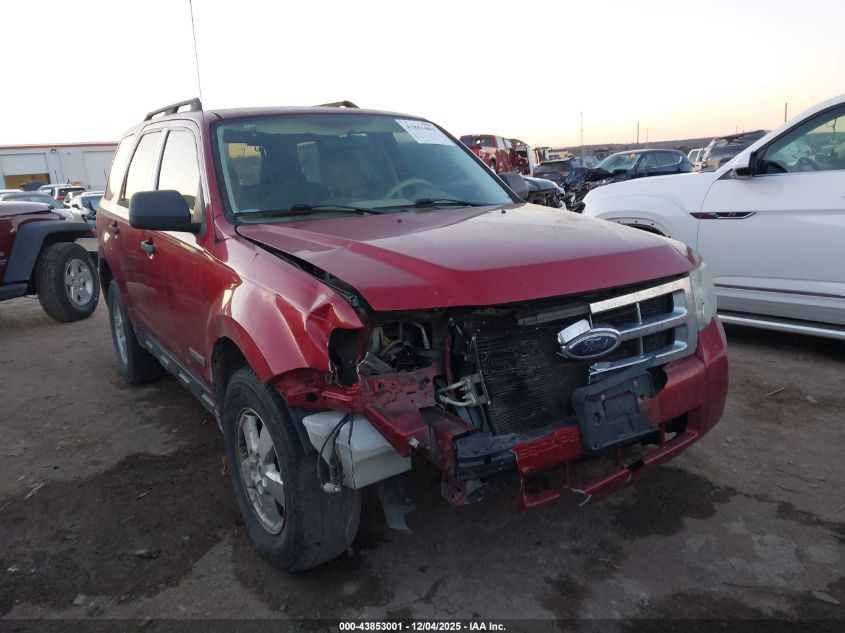 2008 Ford Escape Xlt VIN: 1FMCU03Z08KA29036 Lot: 43853001