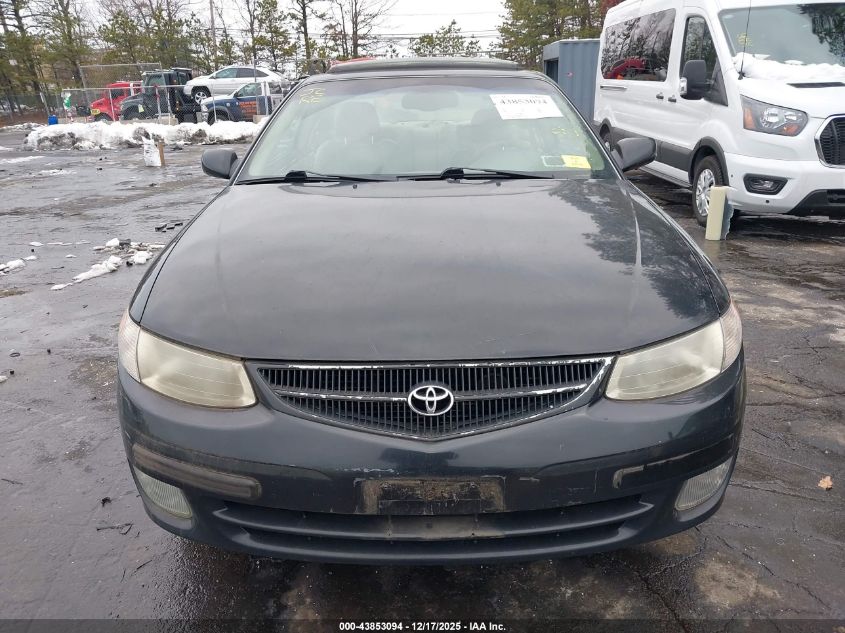 2000 Toyota Camry Solara Sle V6 VIN: 2T1CF28P9YC368509 Lot: 43853094