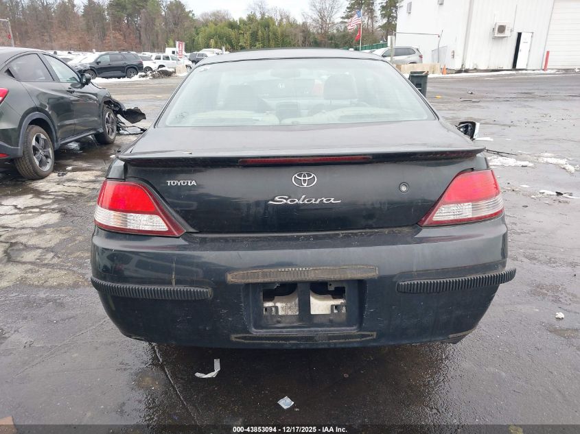 2000 Toyota Camry Solara Sle V6 VIN: 2T1CF28P9YC368509 Lot: 43853094