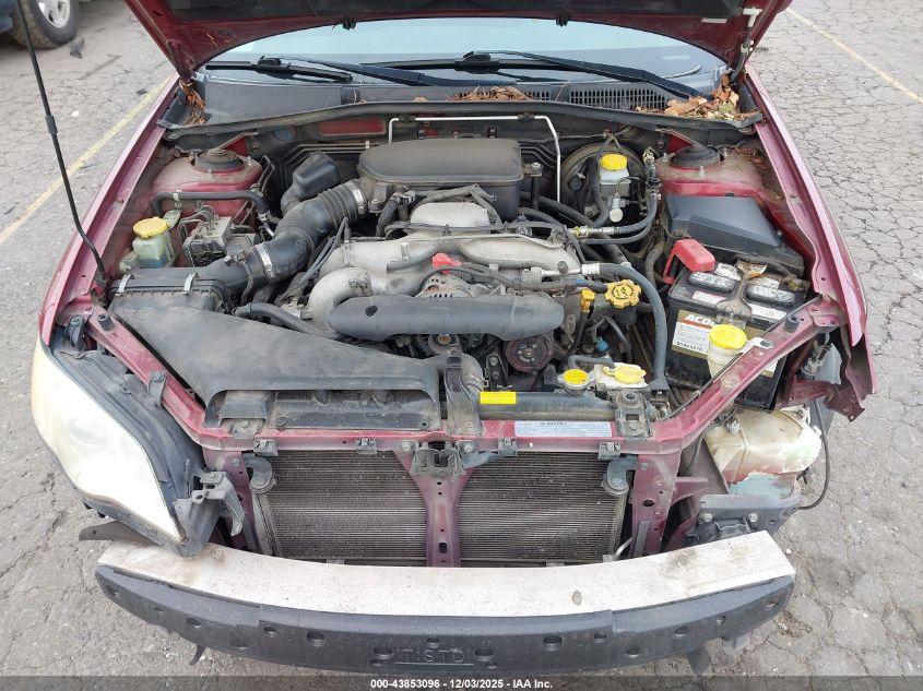 2009 Subaru Legacy 2.5I VIN: 4S3BL616497236208 Lot: 43853096