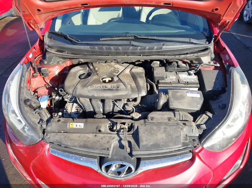 2014 Hyundai Elantra Limited VIN: KMHDH4AE3EU160719 Lot: 43853107