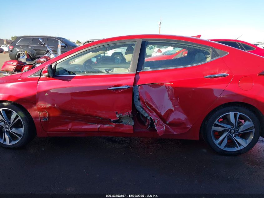 2014 Hyundai Elantra Limited VIN: KMHDH4AE3EU160719 Lot: 43853107