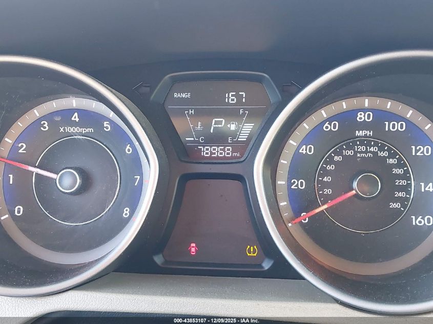 2014 Hyundai Elantra Limited VIN: KMHDH4AE3EU160719 Lot: 43853107