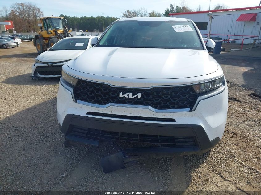 2023 Kia Sorento Lx VIN: 5XYRG4LC5PG186400 Lot: 43853113