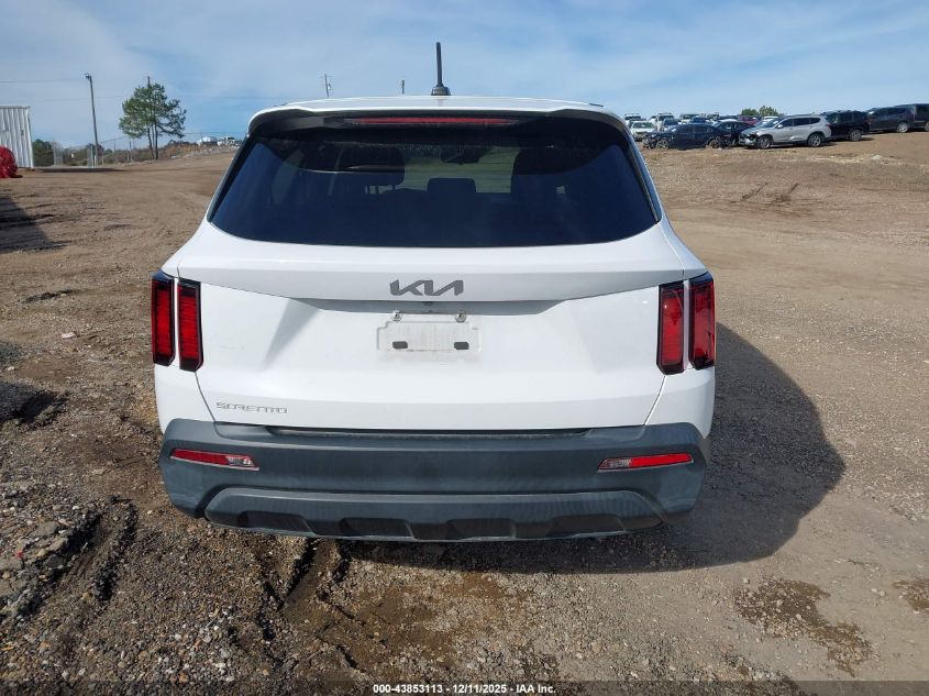 2023 Kia Sorento Lx VIN: 5XYRG4LC5PG186400 Lot: 43853113