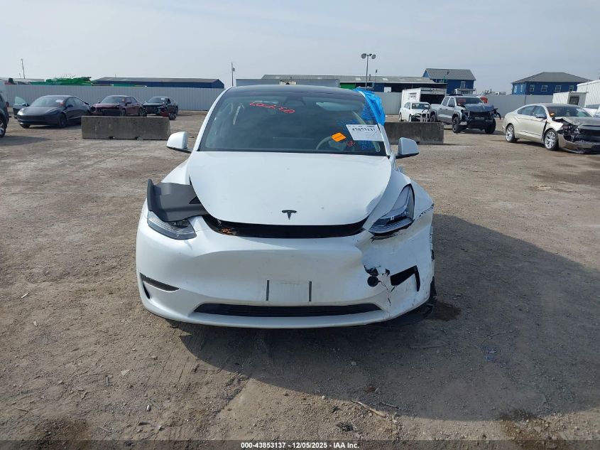 2023 Tesla Model Y Awd/Long Range Dual Motor All-Wheel Drive VIN: 7SAYGDEE4PA045903 Lot: 43853137