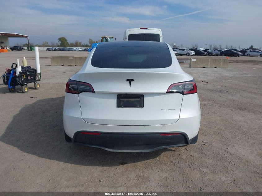 2023 Tesla Model Y Awd/Long Range Dual Motor All-Wheel Drive VIN: 7SAYGDEE4PA045903 Lot: 43853137