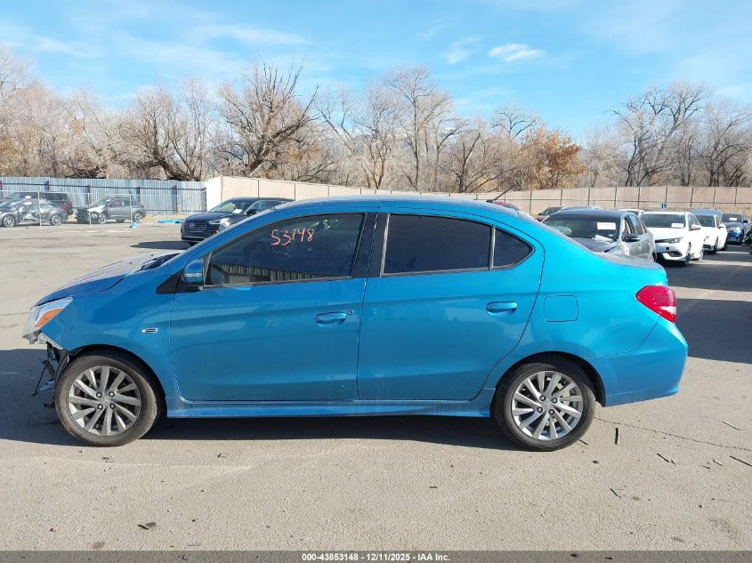 2020 Mitsubishi Mirage G4 Se VIN: ML32F4FJ4LHF04268 Lot: 43853148