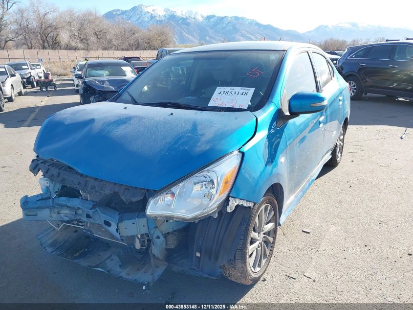 2020 Mitsubishi Mirage G4 Se VIN: ML32F4FJ4LHF04268 Lot: 43853148