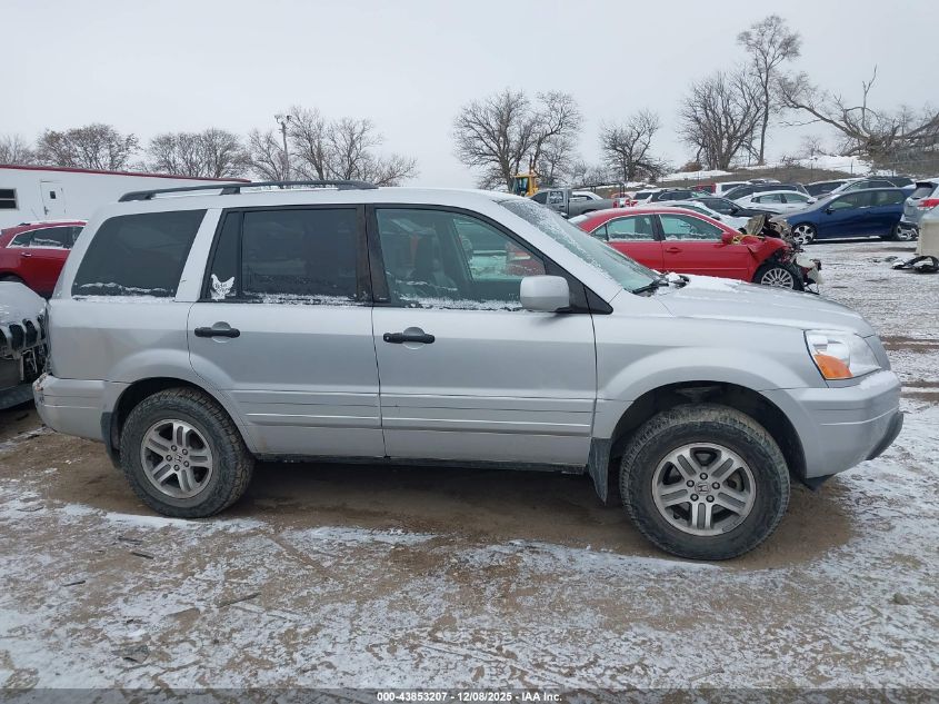 2004 Honda Pilot Ex-L VIN: 2HKYF18564H605348 Lot: 43853207