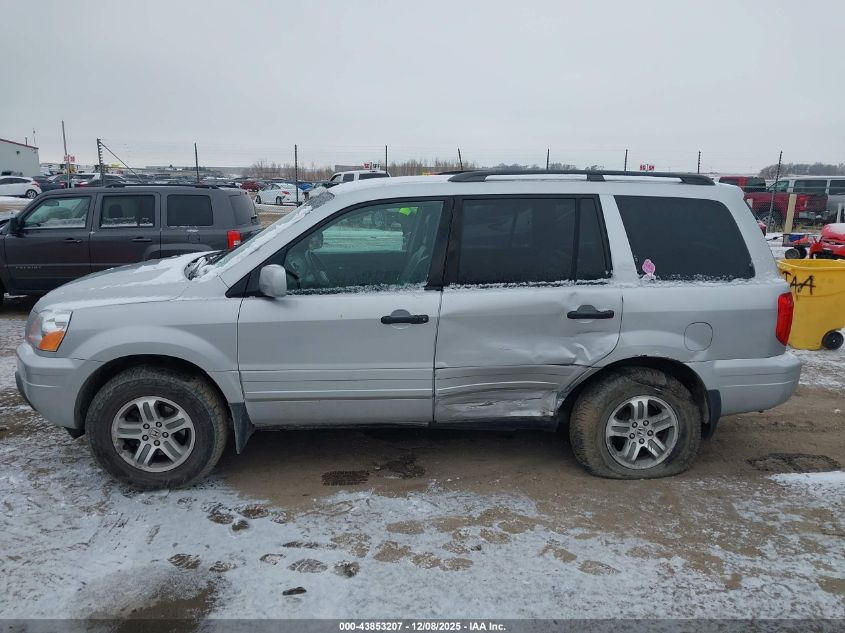 2004 Honda Pilot Ex-L VIN: 2HKYF18564H605348 Lot: 43853207
