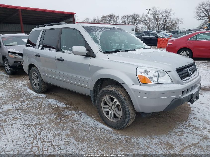 2004 Honda Pilot Ex-L VIN: 2HKYF18564H605348 Lot: 43853207