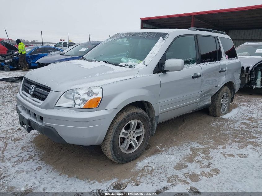2004 Honda Pilot Ex-L VIN: 2HKYF18564H605348 Lot: 43853207
