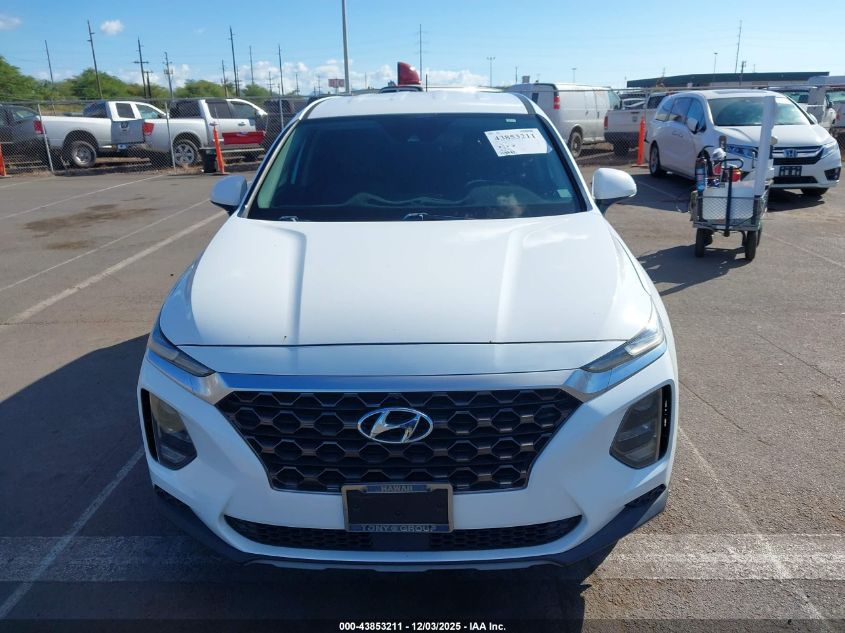 2019 Hyundai Santa Fe Se VIN: 5NMS23AD0KH031760 Lot: 43853211