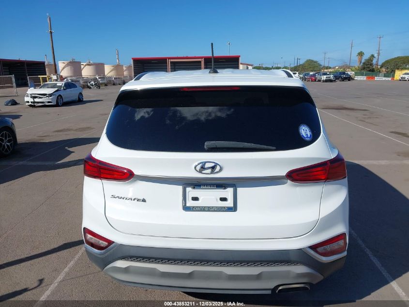 2019 Hyundai Santa Fe Se VIN: 5NMS23AD0KH031760 Lot: 43853211
