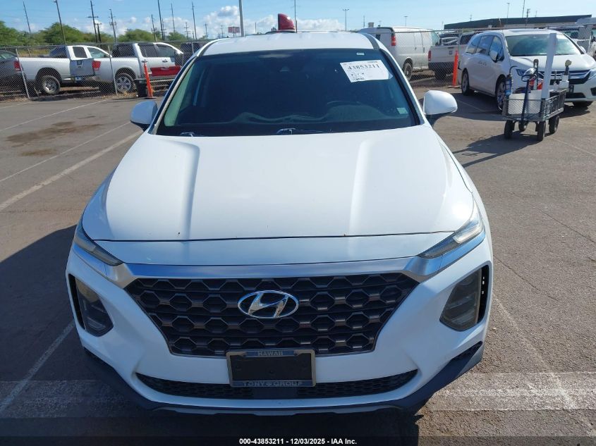 2019 Hyundai Santa Fe Se VIN: 5NMS23AD0KH031760 Lot: 43853211