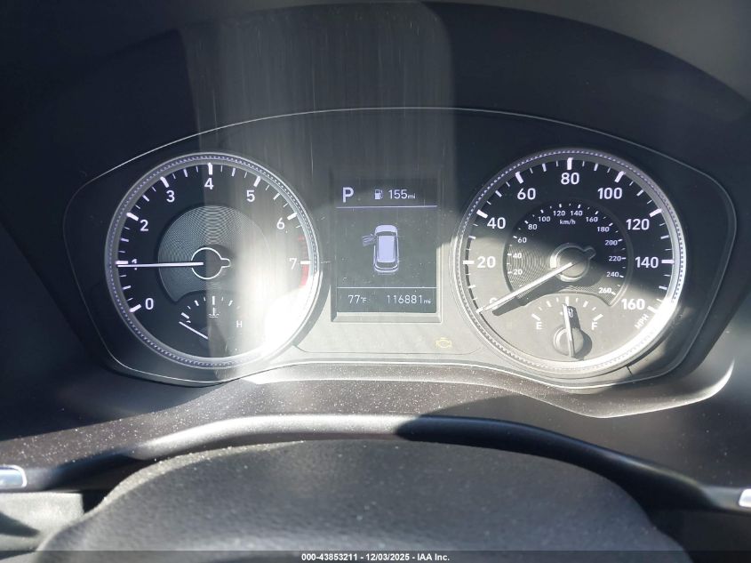 2019 Hyundai Santa Fe Se VIN: 5NMS23AD0KH031760 Lot: 43853211