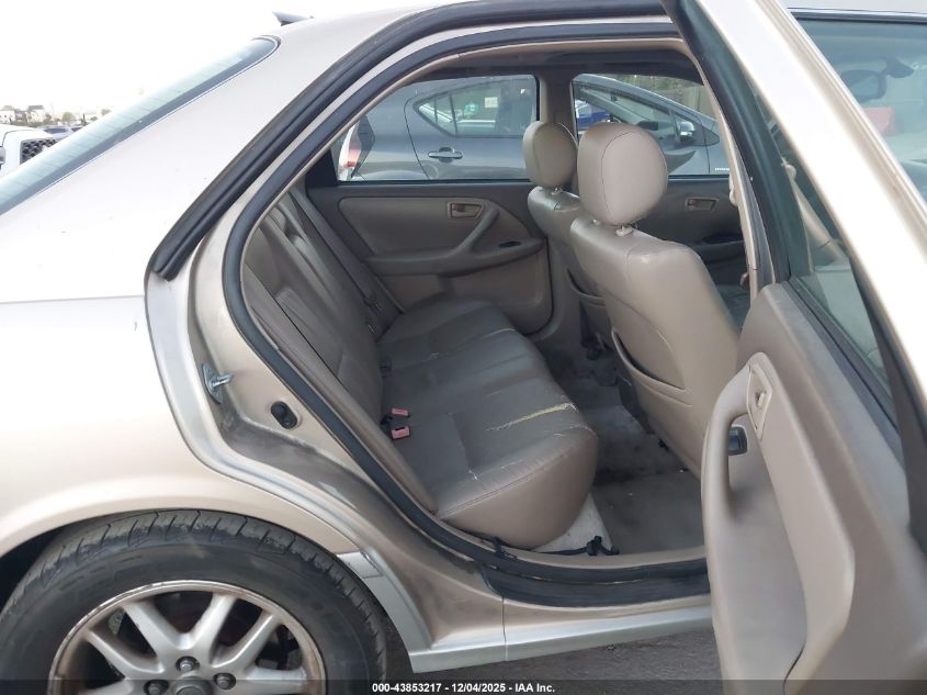 2001 Toyota Camry Le V6 VIN: JT2BF22K710314286 Lot: 43853217