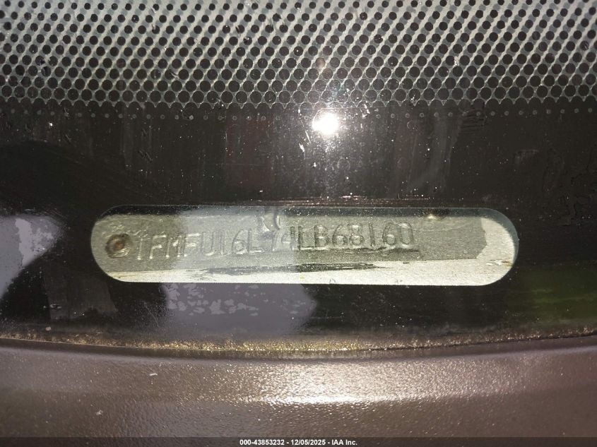 2004 Ford Expedition Nbx/Xlt VIN: 1FMFU16L74LB68160 Lot: 43853232