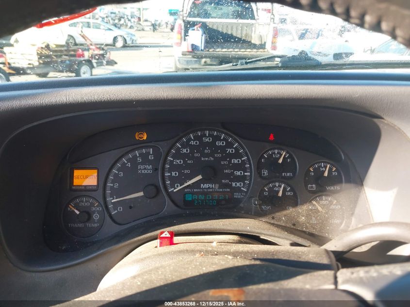 2002 Chevrolet Avalanche 2500 VIN: 3GNGK23G12G167213 Lot: 43853268