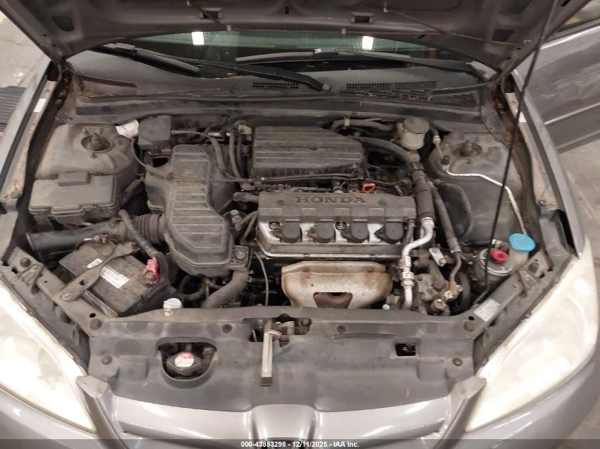 2004 Honda Civic Lx VIN: 2HGES16524H518316 Lot: 43853298