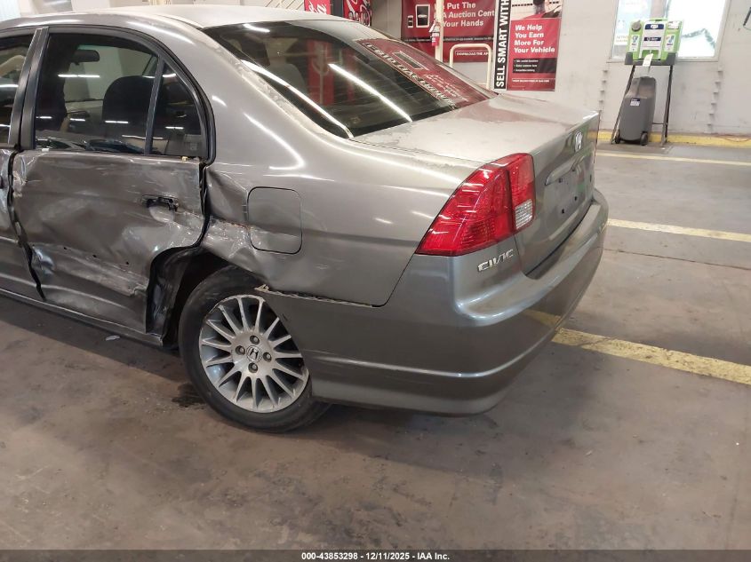 2004 Honda Civic Lx VIN: 2HGES16524H518316 Lot: 43853298